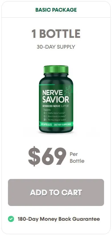 Nerve Savior 1 Bottle Price