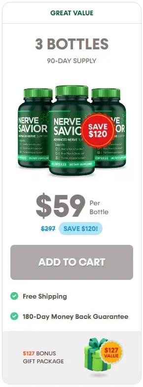 Nerve Savior 3 Bottle Price